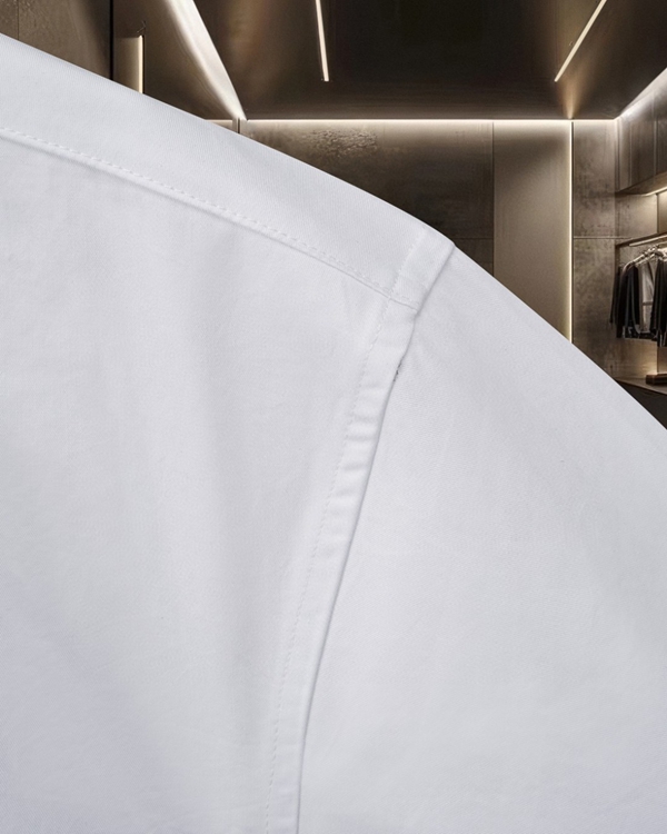 ブランドシャツ角部分ディテール